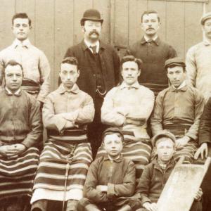 1900s Staff of the butchers shop093