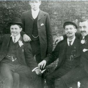 1905 Guests at wedding of James Poulter485