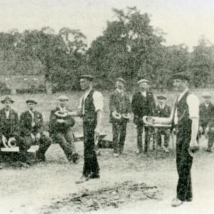 1921 the Village Green Quiots played between Moulton Stet