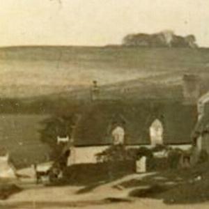 1930s Bridge St note thatched house on right434