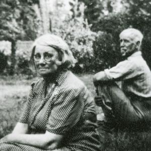 1930s Moulton Paddocks Mr Mrs Radford senior330