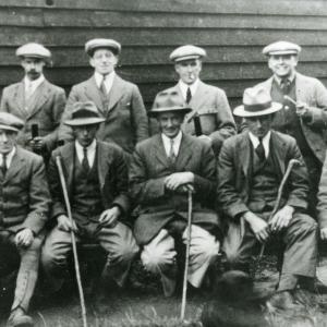 1935 Moulton Paddocks possibly a hare shoot keepers and f