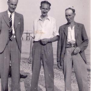 1940s Maurice Leslie on the left