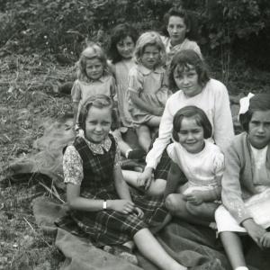 1942 Plantation Hill Bridge Farm harvesting Jennings Hi