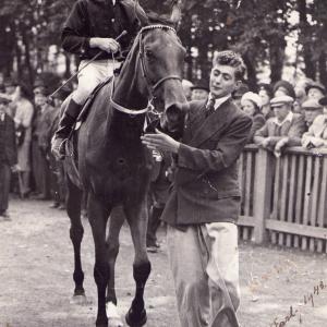 1943 Blum Newmarket July course winner st Ledger Herringbone jocky Harry Wragg