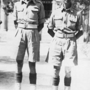 1944 Naples Maurice Wybrew on the left.