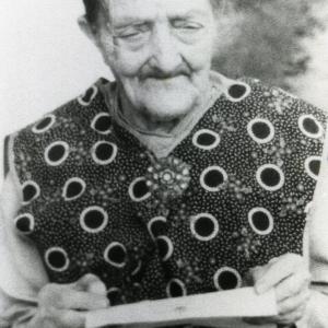 1946 Chippenham Rd Mrs Benefield with her 100th birthday t