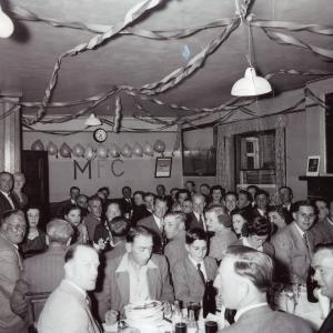 1948 Moulton Football dinner at the Kings Head Mr Mrs G