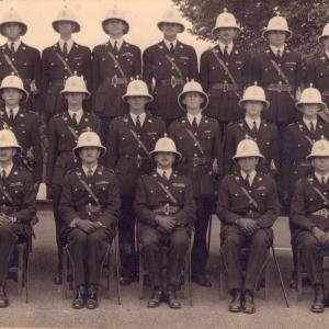 1953 Plymouth Royal Marines Coronation Street lining Battalion