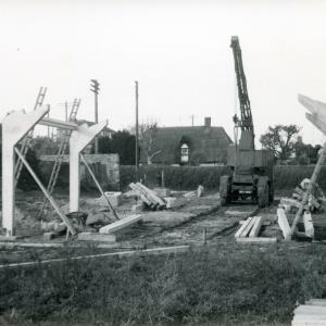 1954 Bridge St work starts on the new Village Hall598