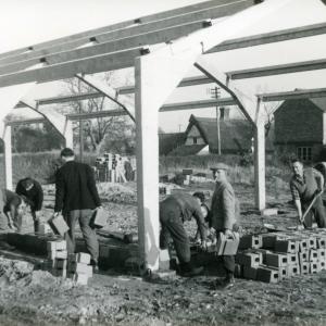 1954 Bridge St work starts on the new Village Hall599