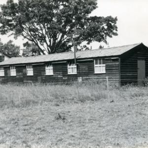 1954 Playing Field the Old Hut the first Village Hall60