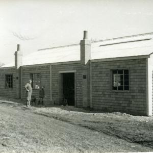 1955 Bridge St roof fitted on the new Village Hall605