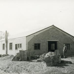 1955 Bridge St roof fitted on the new Village Hall606