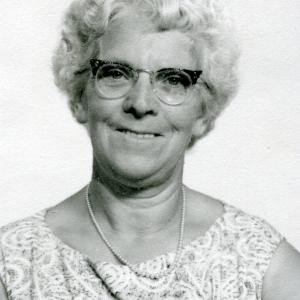 1960 Mrs Doris Brown headmistress of both the old new s