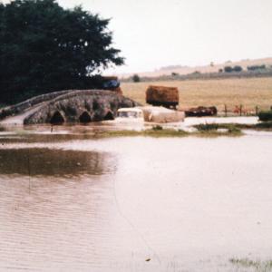1968 17th Sept Great Flood Clark Butchers lorrie enter