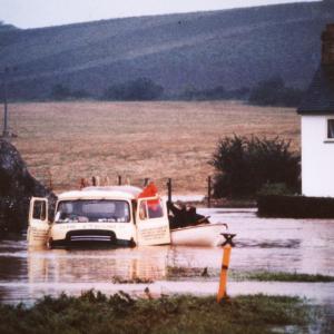 1968 17th Sept Great Flood Clark Butchers lorrie790