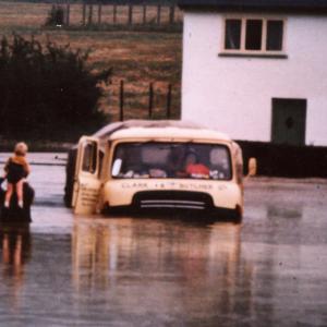 1968 17th Sept Great Flood Clark Butchers lorry child