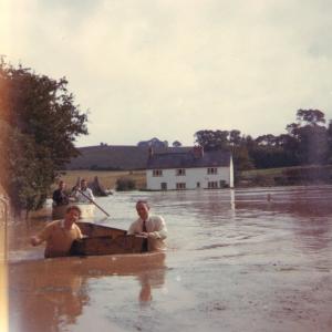 1968 Moulton Sufolk Bridge St. The Great Flood 2