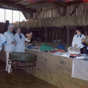 1980 Moulton W I members on the handicraft stall 2234
