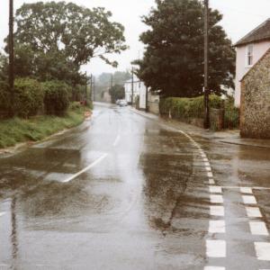 1982 The Street floods water from Newmarket Rd680