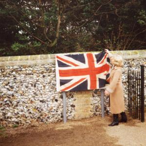 1993 Church gates unvieling the new footpath sign by 1