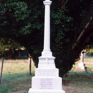 1995 July Old Churchyard war memorial cleaned284