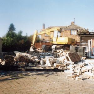 1995 September Norman Mayes offices being demolished308