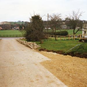 1995 The Street new house garden of Milburn House254