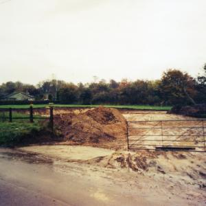 1998 Gazeley Rd site being prepared for the building of P