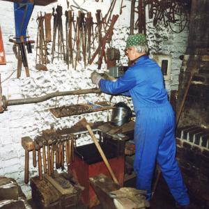 1999 Church Rd the forge old tools in the smithy026