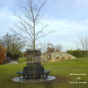 1999 Dec Millennium Oak before dedication