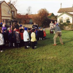 2000 Village Green dedication of Millennium oak with sc