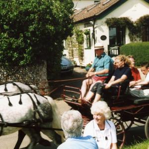 2002 Bridge St Fun Day rides round the village091