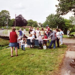 2003 Brookside Car Bridge regestering for the cork race217