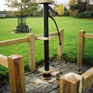 2005 Village Green old village pump under renovation242