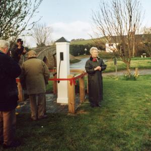 2005 Village Green restored old village pump is unviel 4