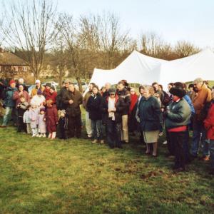 2005 Village Green restored old village pump is unviel 5