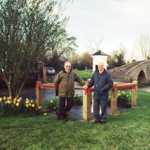 2005 Village Green restored old village pump is unvieled 