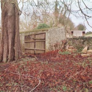 2007 Old Churchyard entrance to shed.