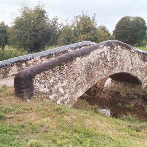 2007 Pretty Bridge after repair with wall to tared