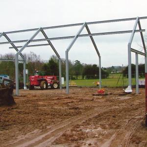 2009 Old hall demolished and building of the new hall 10