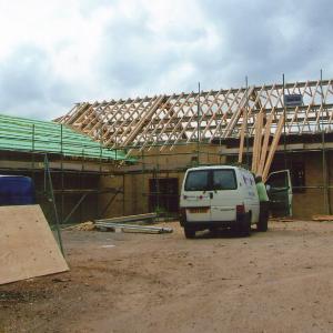 2009 Old hall demolished and building of the new hall 11