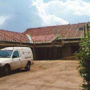 2009 Old hall demolished and building of the new hall 6