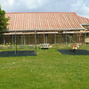 2009 Old hall demolished and building of the new hall 8