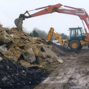 2010 Old Village Hall being demolished637