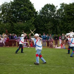 2012 07 06 Moulton Village Hall playing field Queen 50