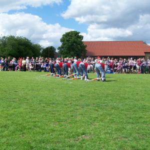 2014 25 05 Playing area Moulton Suffolk Fun Day 1