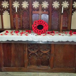 2015 November rememberance alter