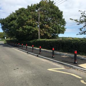 2017 27 08 New path beside the school.